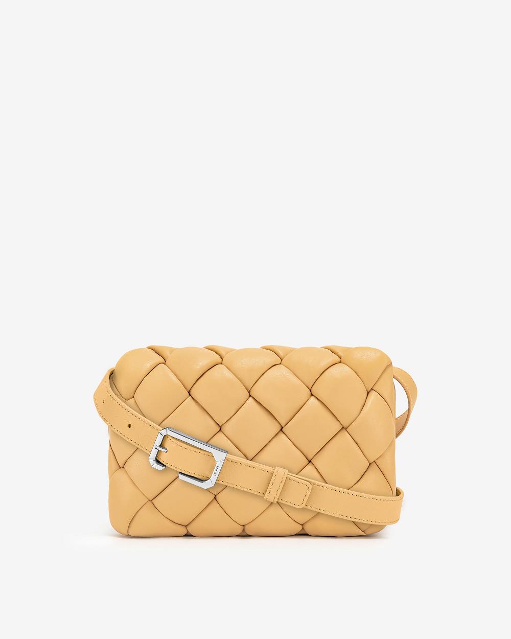 Torba Crossbody JW PEI Maze Women Żółte | PL1046OR