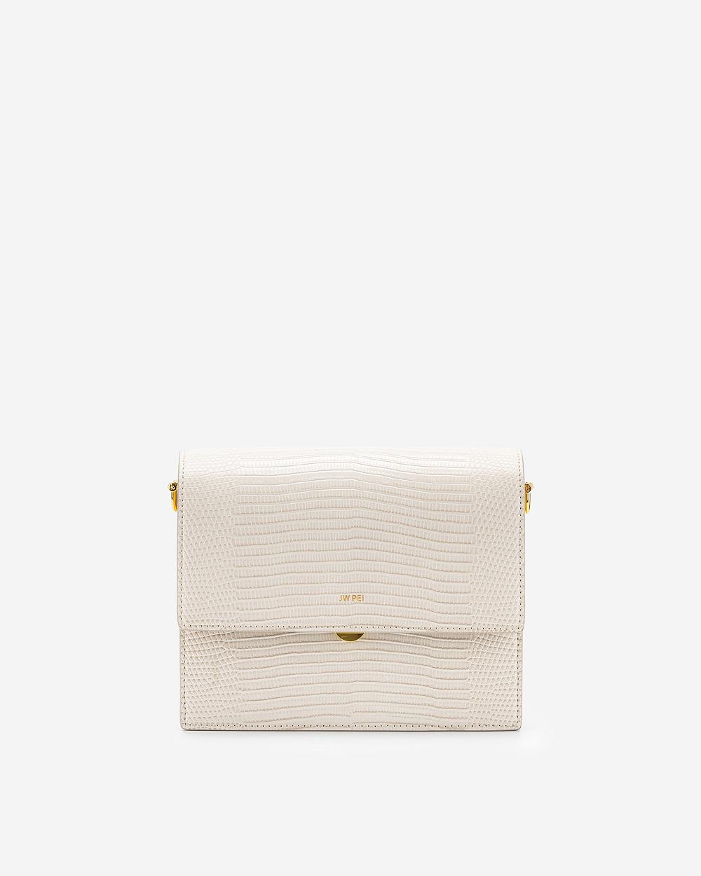 Torba Crossbody JW PEI Mini Flap Women Białe | PL1068TV