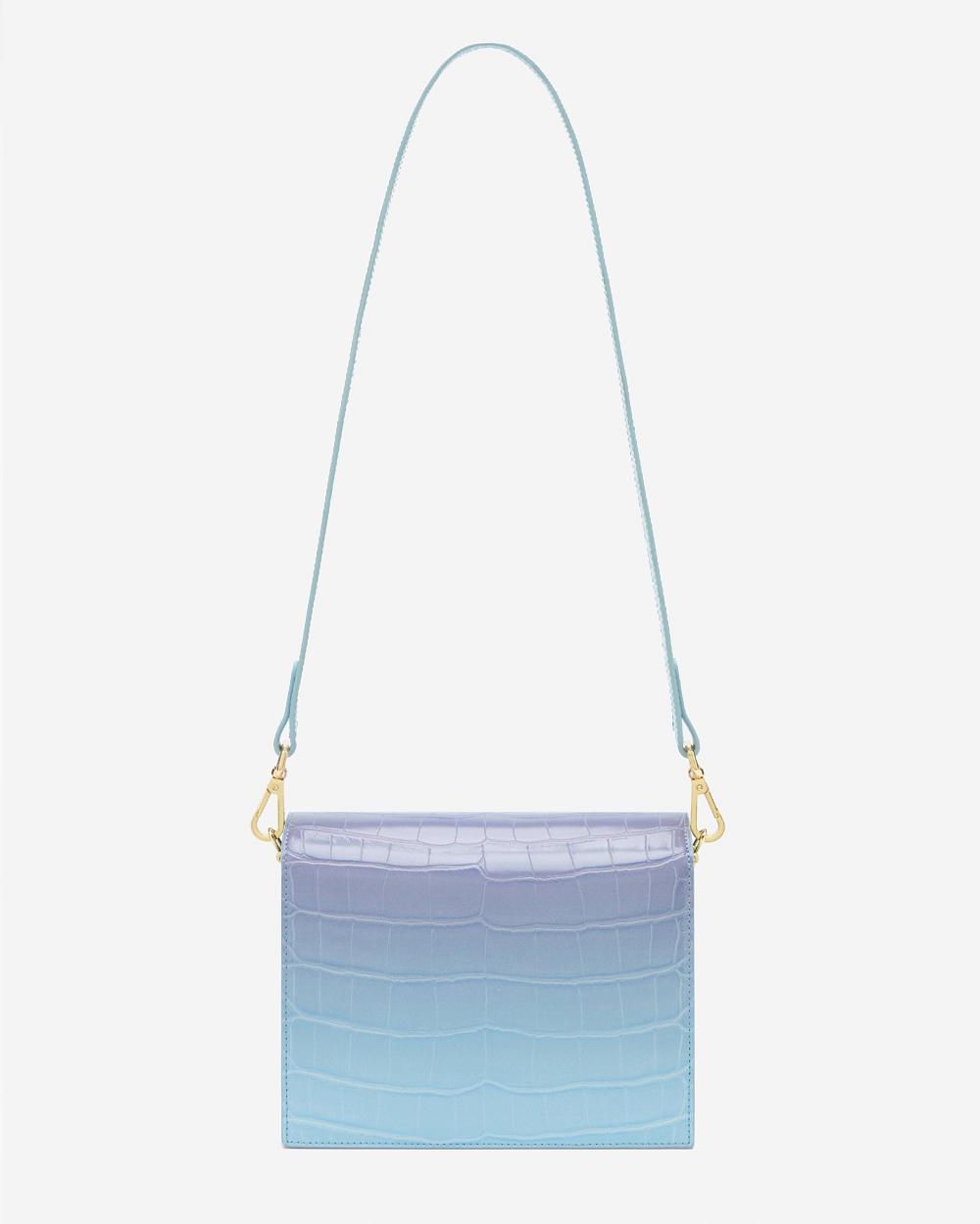 Torba Crossbody JW PEI Mini Flap Women Niebieskie Fioletowe | PL1056LH