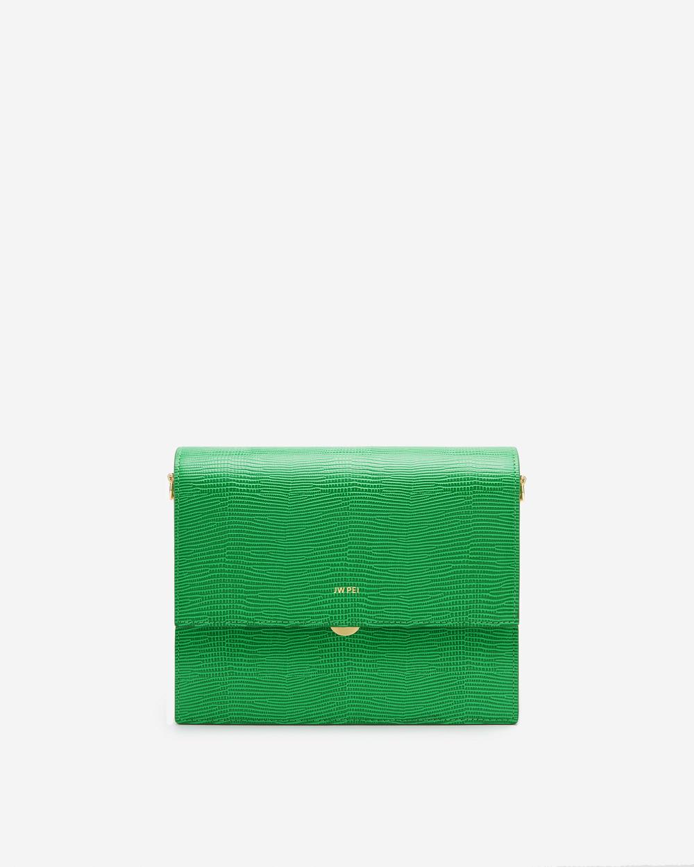 Torba Crossbody JW PEI Mini Flap Women Zielone | PL1062NB