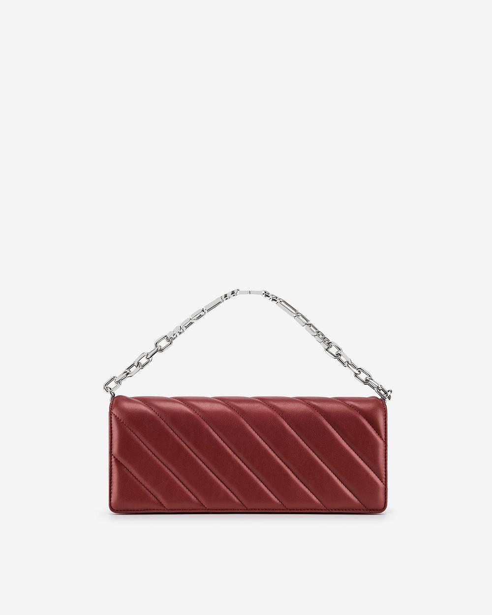 Torba Crossbody JW PEI Sophie Women Bordowe Czerwone | PL1073PQ