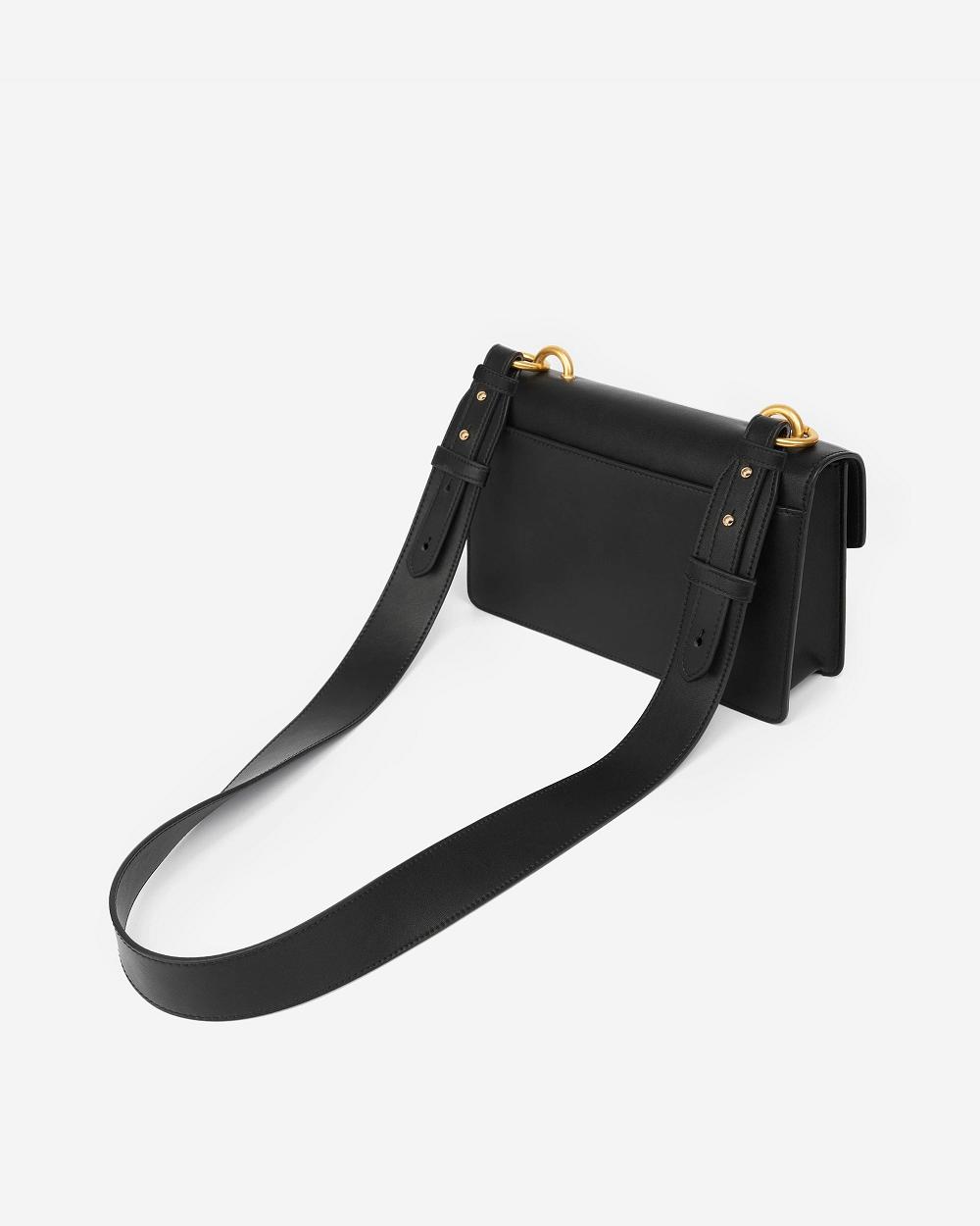 Torba Crossbody JW PEI The Envelope Women Czarne | PL1078GL
