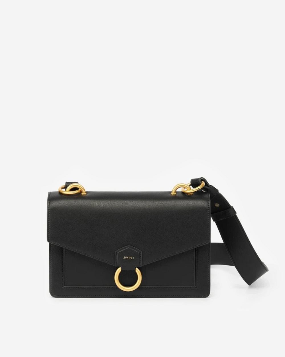 Torba Crossbody JW PEI The Envelope Women Czarne | PL1078GL