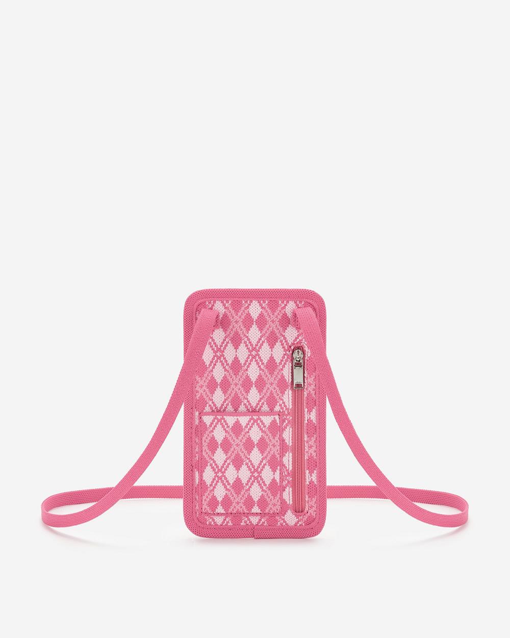 Torba Na Telefon JW PEI Aylin Trykotowy Women Różowe | PL1161ZG