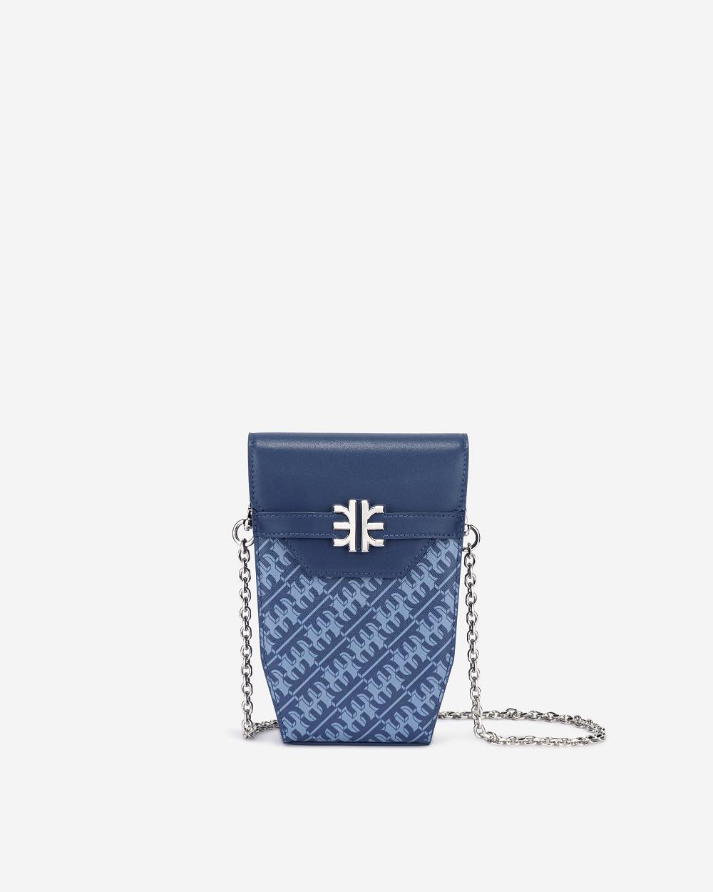 Torba Na Telefon JW PEI FEI Chain Women Granatowe | PL1164VD