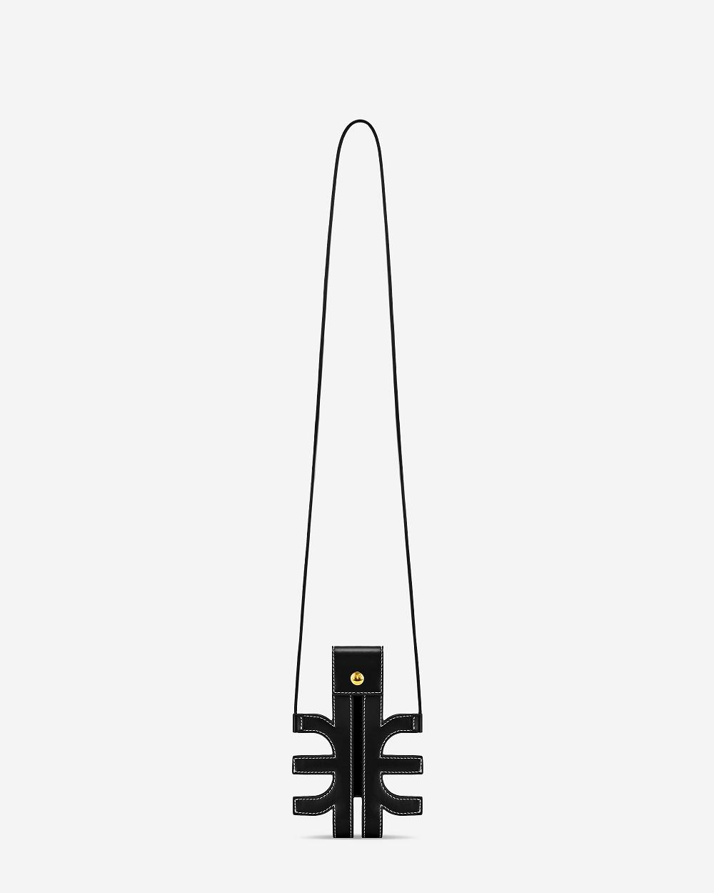 Torba Na Telefon JW PEI FEI Cut-Out Women Czarne | PL1168QZ
