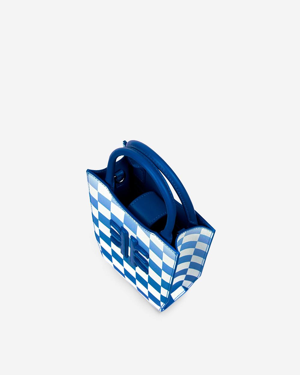 Torba Na Telefon JW PEI FEI Gradient Checkerboard Women Granatowe | PL1175IS