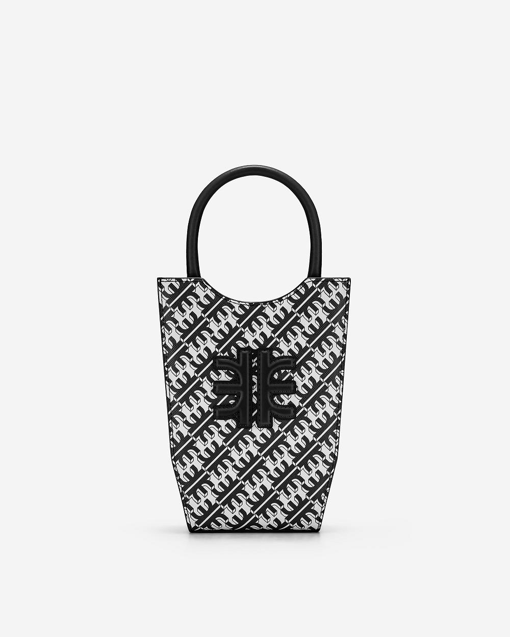Torba Na Telefon JW PEI FEI Women Czarne Białe | PL1193MA