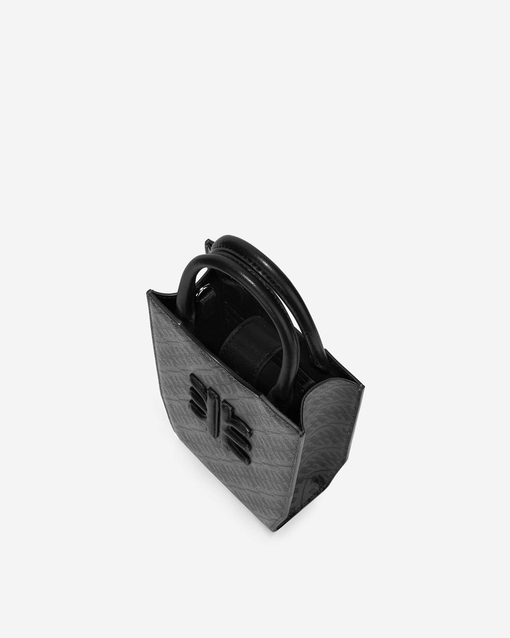 Torba Na Telefon JW PEI FEI Women Czarne Szare | PL1195WY