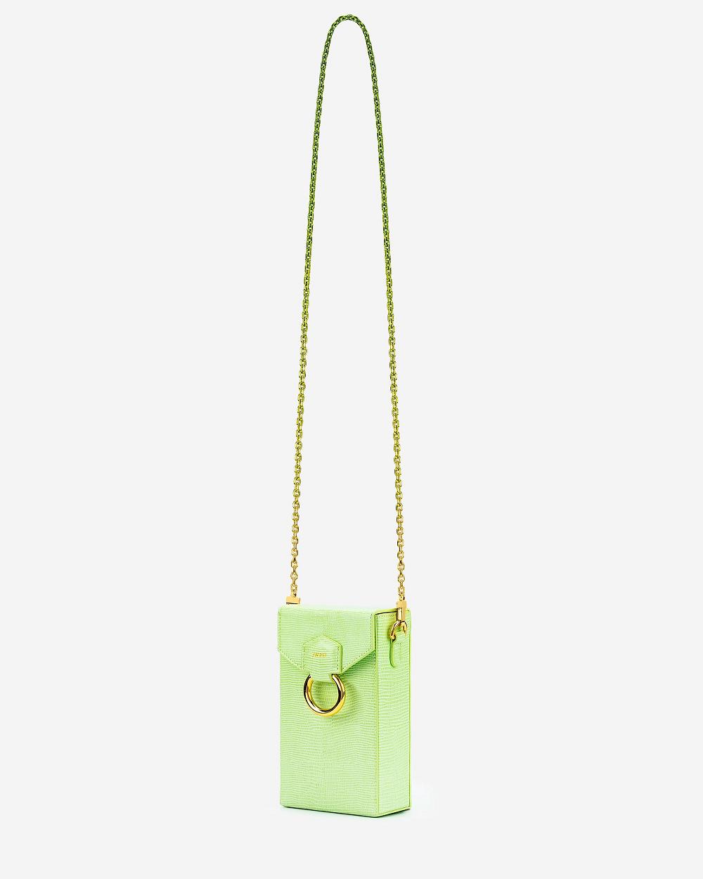 Torba Na Telefon JW PEI Lola Gradient Chain Women Zielone | PL1204AP