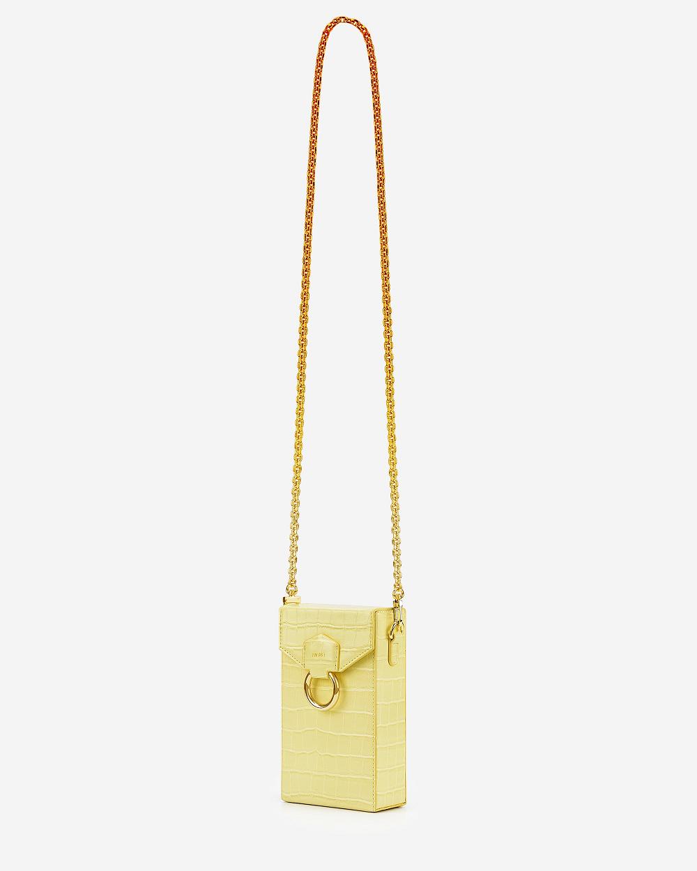 Torba Na Telefon JW PEI Lola Gradient Chain Women Żółte | PL1205SO