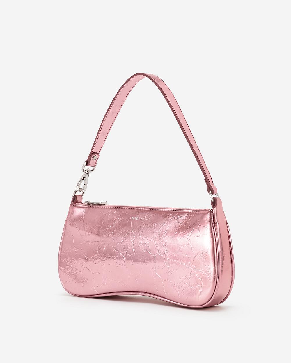 Torby Przez Ramię JW PEI Eva Metallic Women Różowe | PL1241CE
