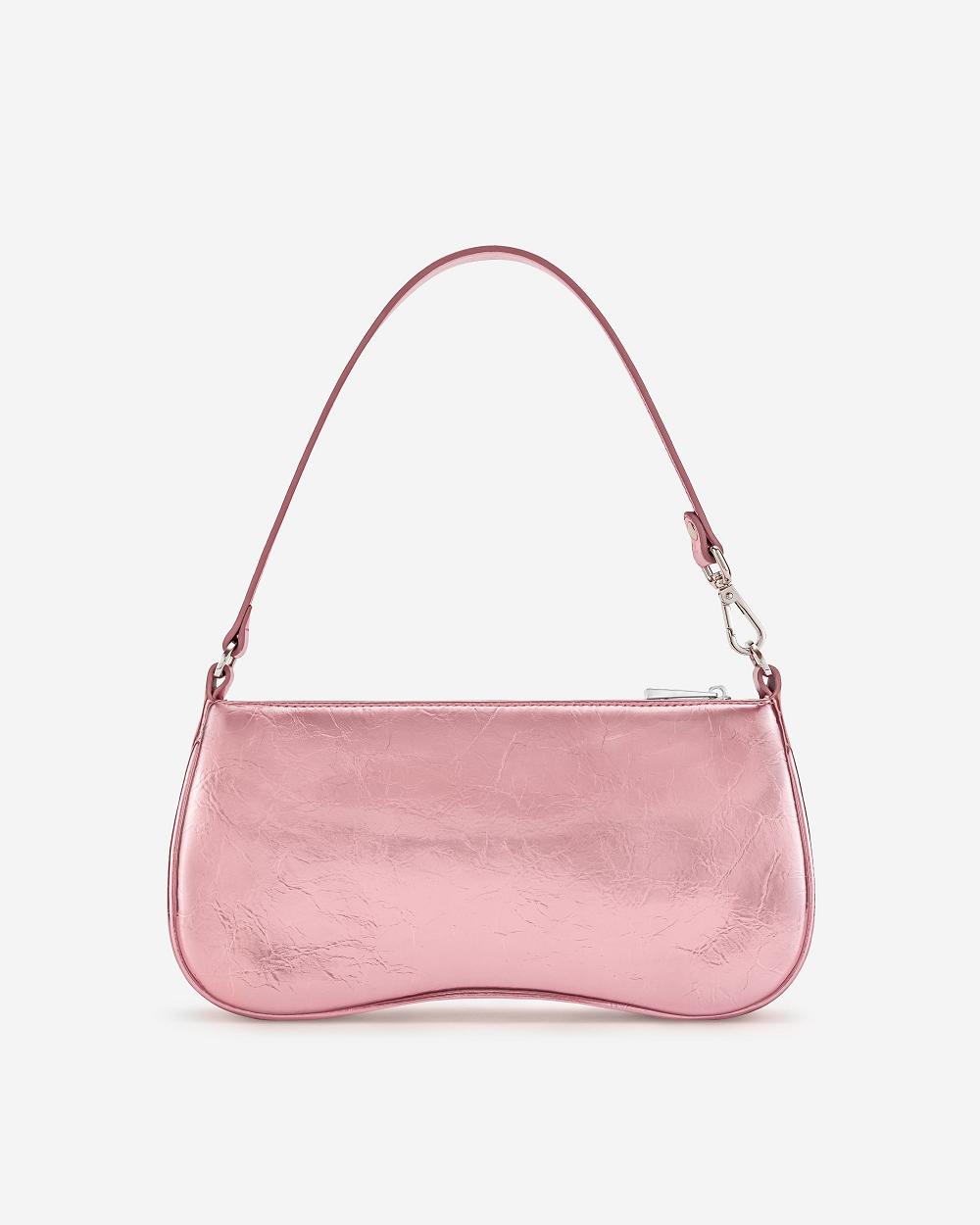 Torby Przez Ramię JW PEI Eva Metallic Women Różowe | PL1241CE