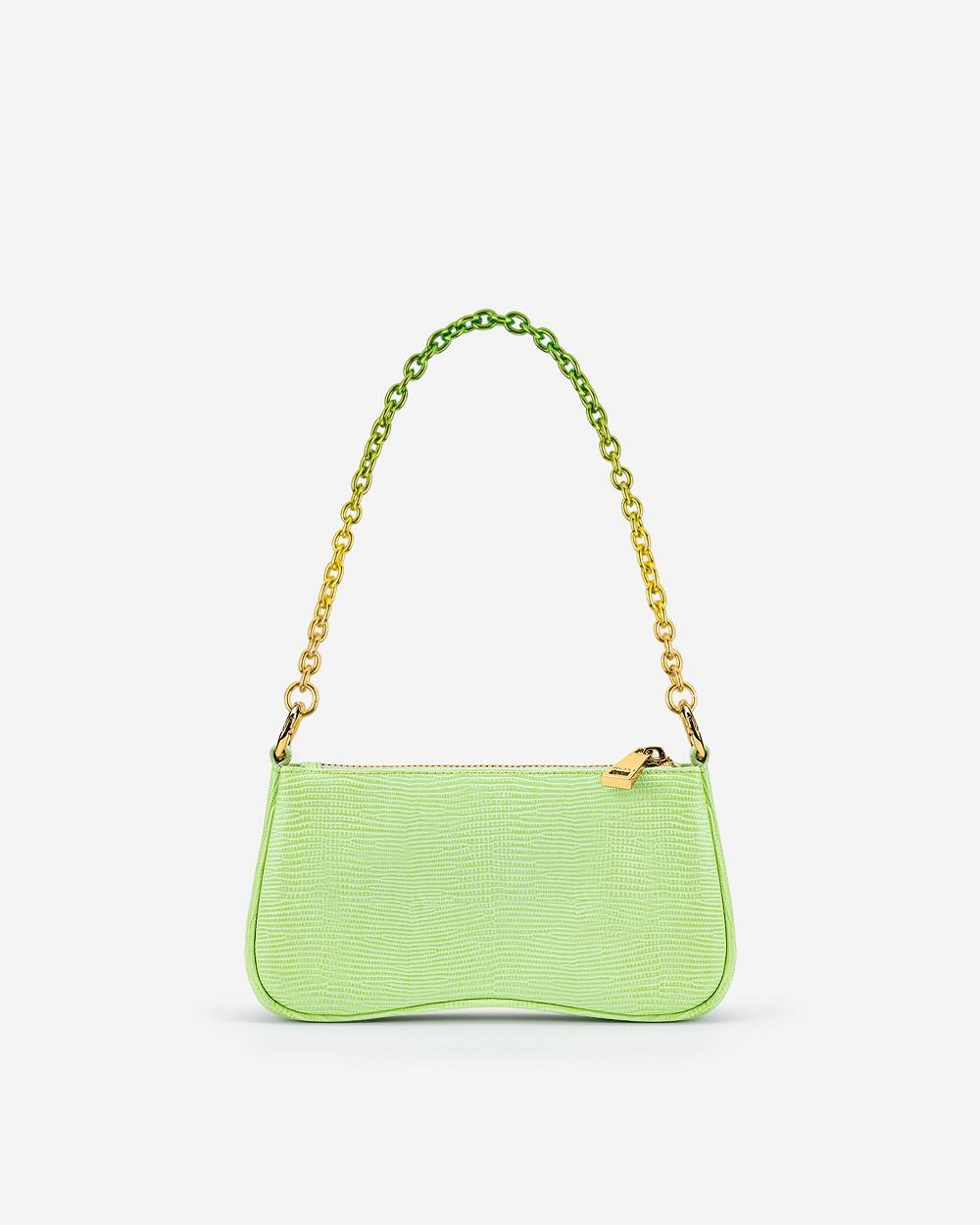 Torby Przez Ramię JW PEI Eva Mini Gradient Chain Women Zielone | PL1243BC