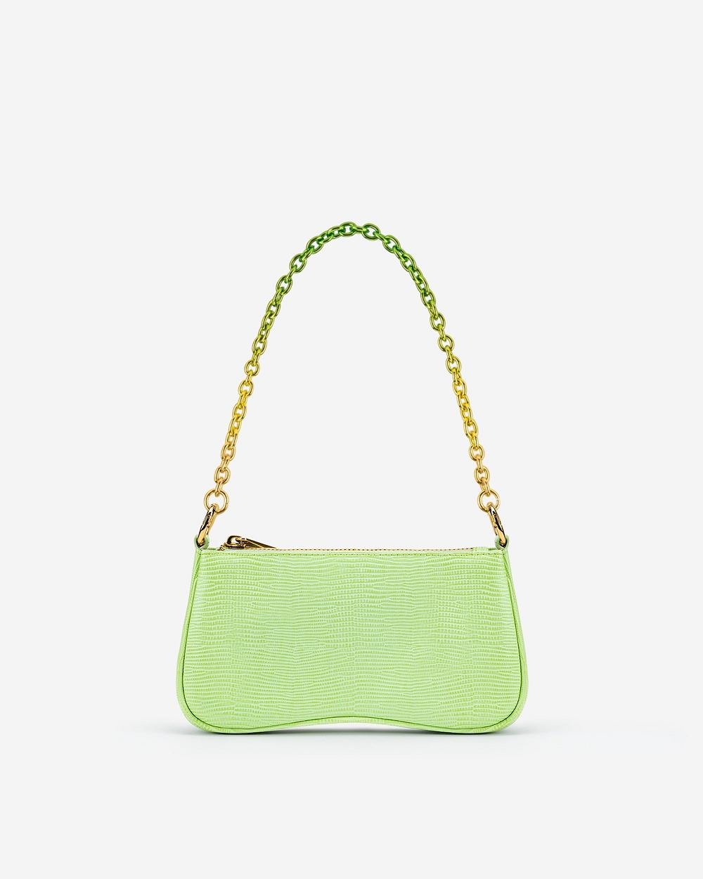 Torby Przez Ramię JW PEI Eva Mini Gradient Chain Women Zielone | PL1243BC
