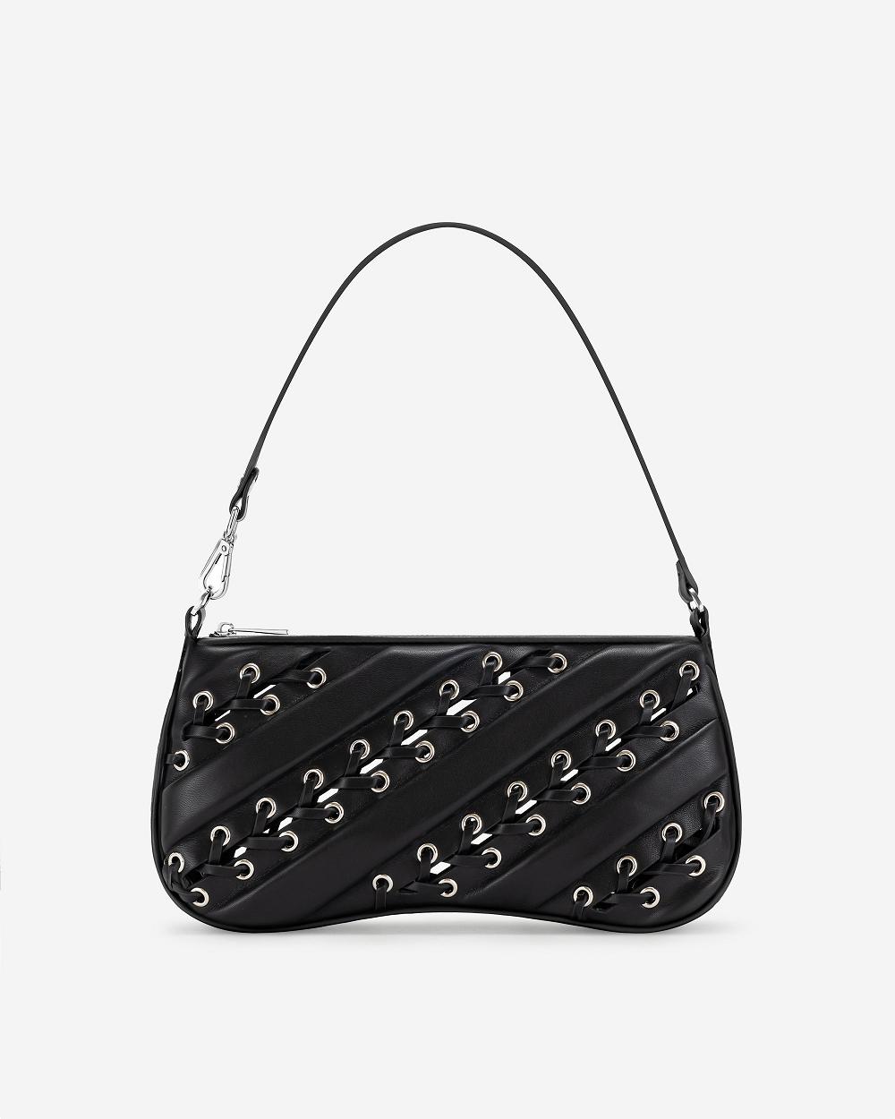 Torby Przez Ramię JW PEI Eva Straps Klasyczne Women Czarne | PL1245MA