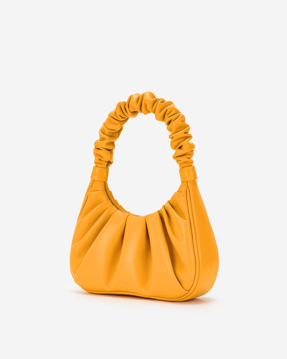 Torby Przez Ramię JW PEI Gabbi Ruched Hobo Women Pomarańczowe | PL1284DN