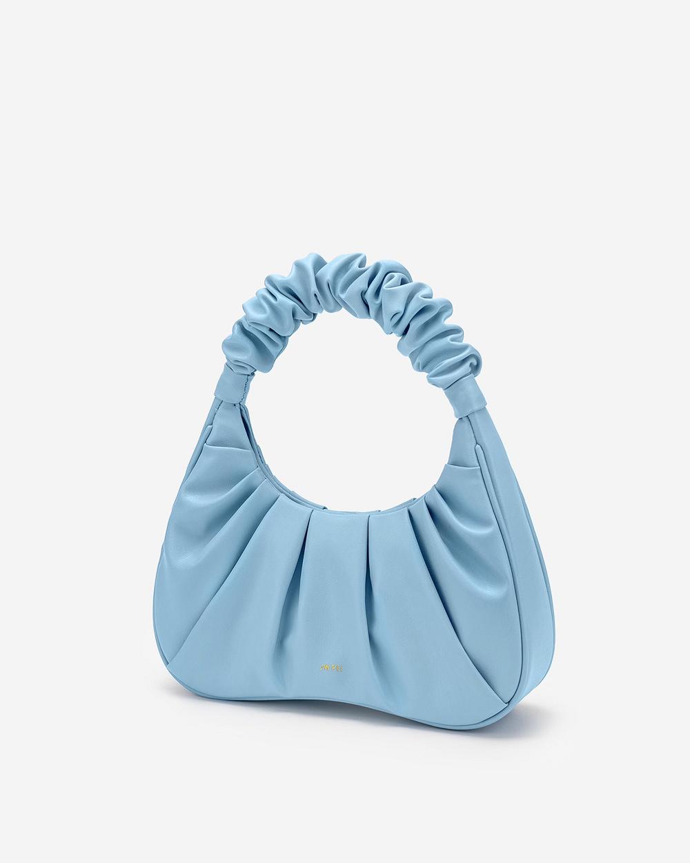 Torby Przez Ramię JW PEI Gabbi Ruched Hobo Mini Women Niebieskie | PL1294VD