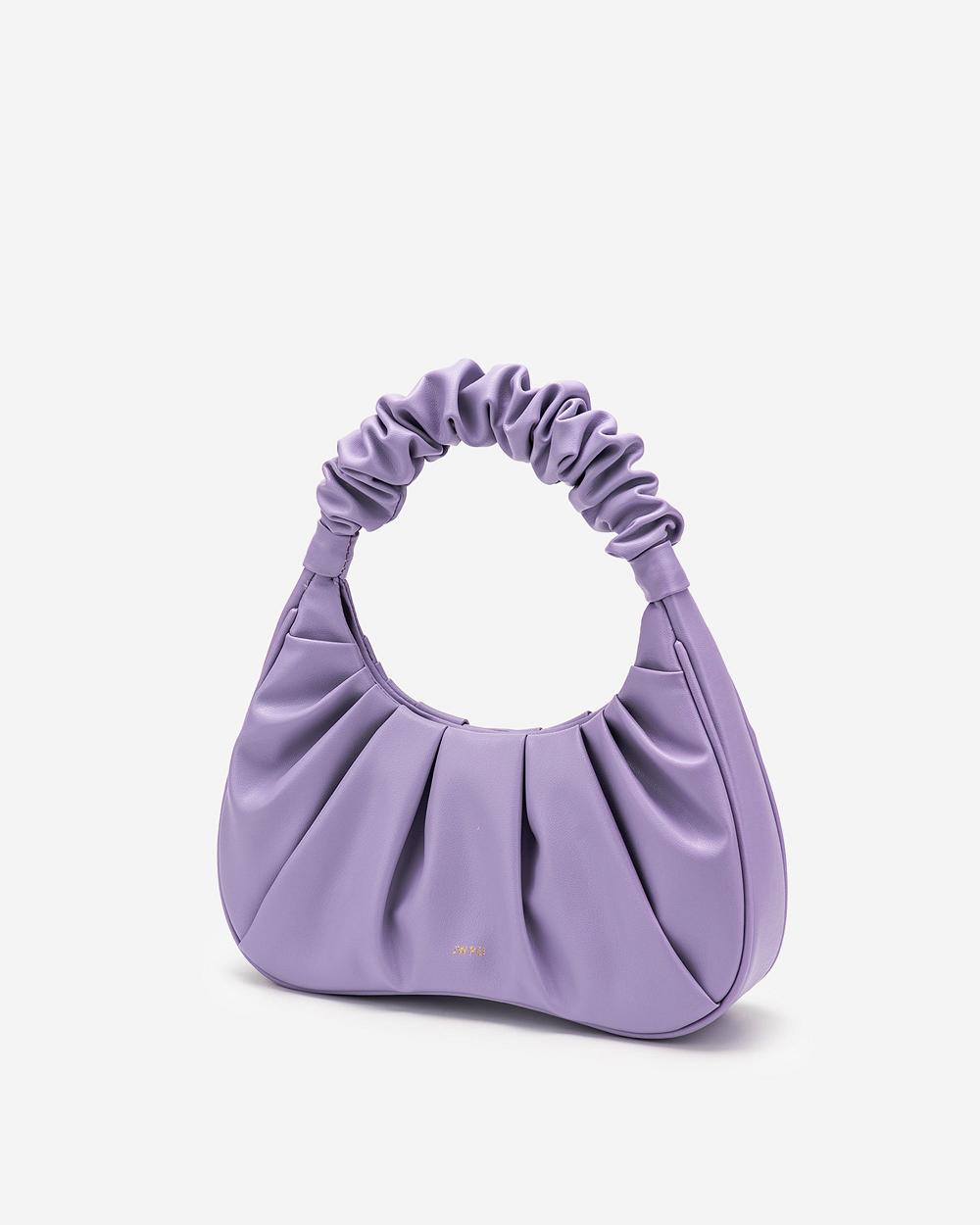 Torby Przez Ramię JW PEI Gabbi Ruched Hobo Mini Women Fioletowe | PL1295BC