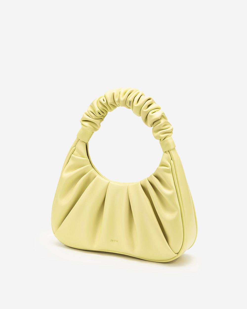 Torby Przez Ramię JW PEI Gabbi Ruched Hobo Mini Women Żółte | PL1296NB