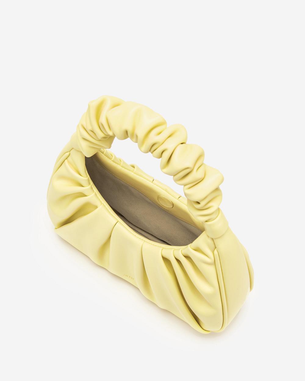 Torby Przez Ramię JW PEI Gabbi Ruched Hobo Mini Women Żółte | PL1296NB