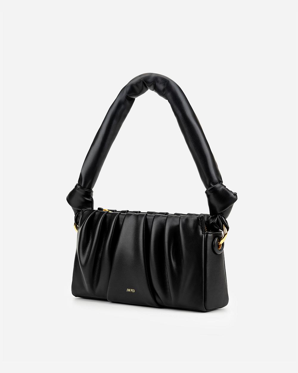 Torby Przez Ramię JW PEI Mila Women Czarne | PL1329YU
