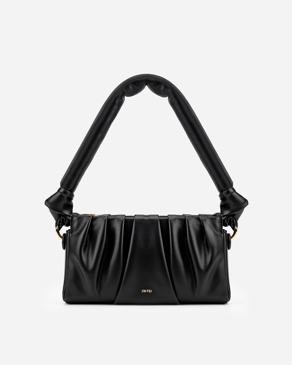 Torby Przez Ramię JW PEI Mila Women Czarne | PL1329YU