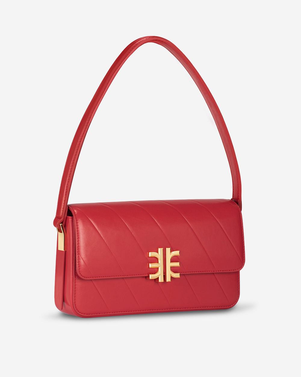 Torby Przez Ramię JW PEI Mira Women Czerwone | PL1336DN