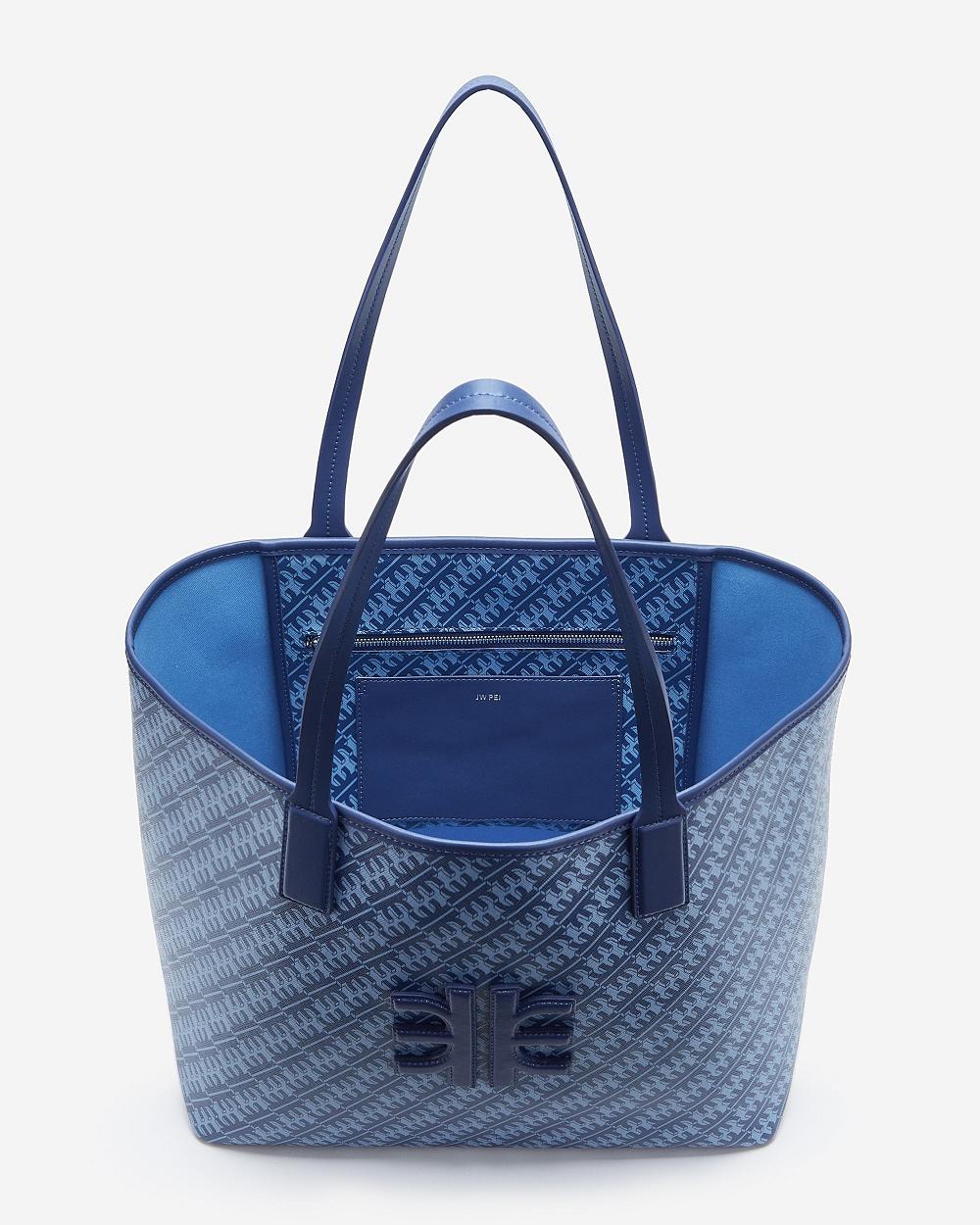 Torby Tote JW PEI FEI Women Granatowe | PL1348NB