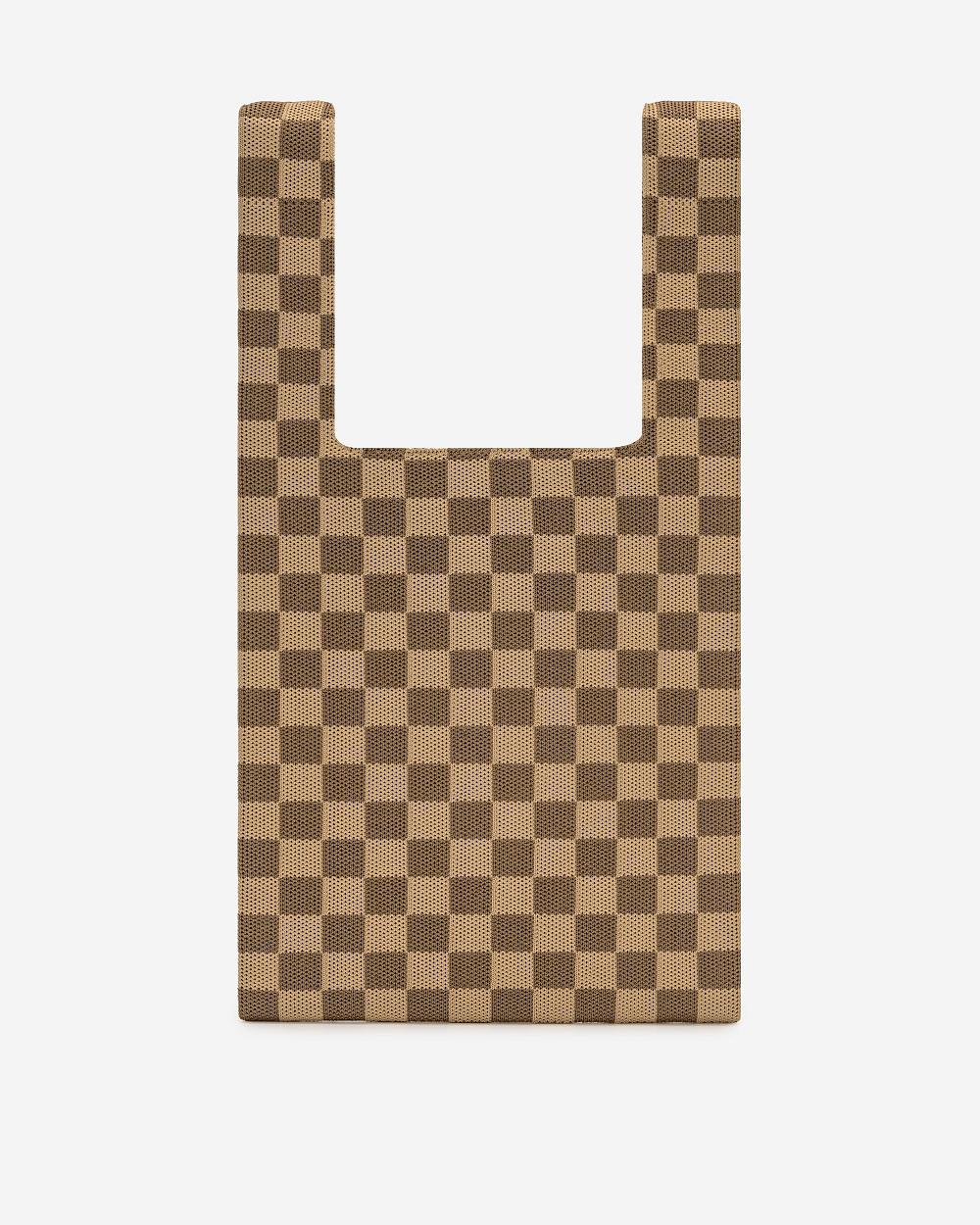 Torby Tote JW PEI Shea Checkerboard Trykotowy Women Brązowe | PL1352EX