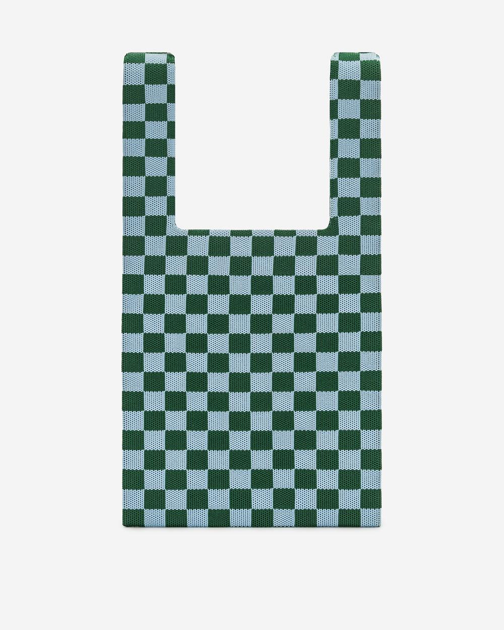 Torby Tote JW PEI Shea Checkerboard Trykotowy Women Zielone | PL1354TV