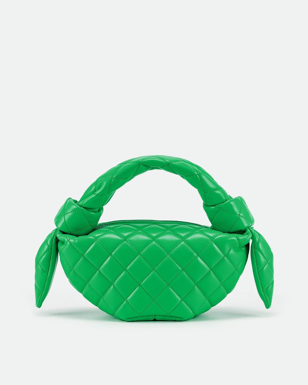 Torebki JW PEI Croissant Top Handle Women Zielone | PL1083ZG