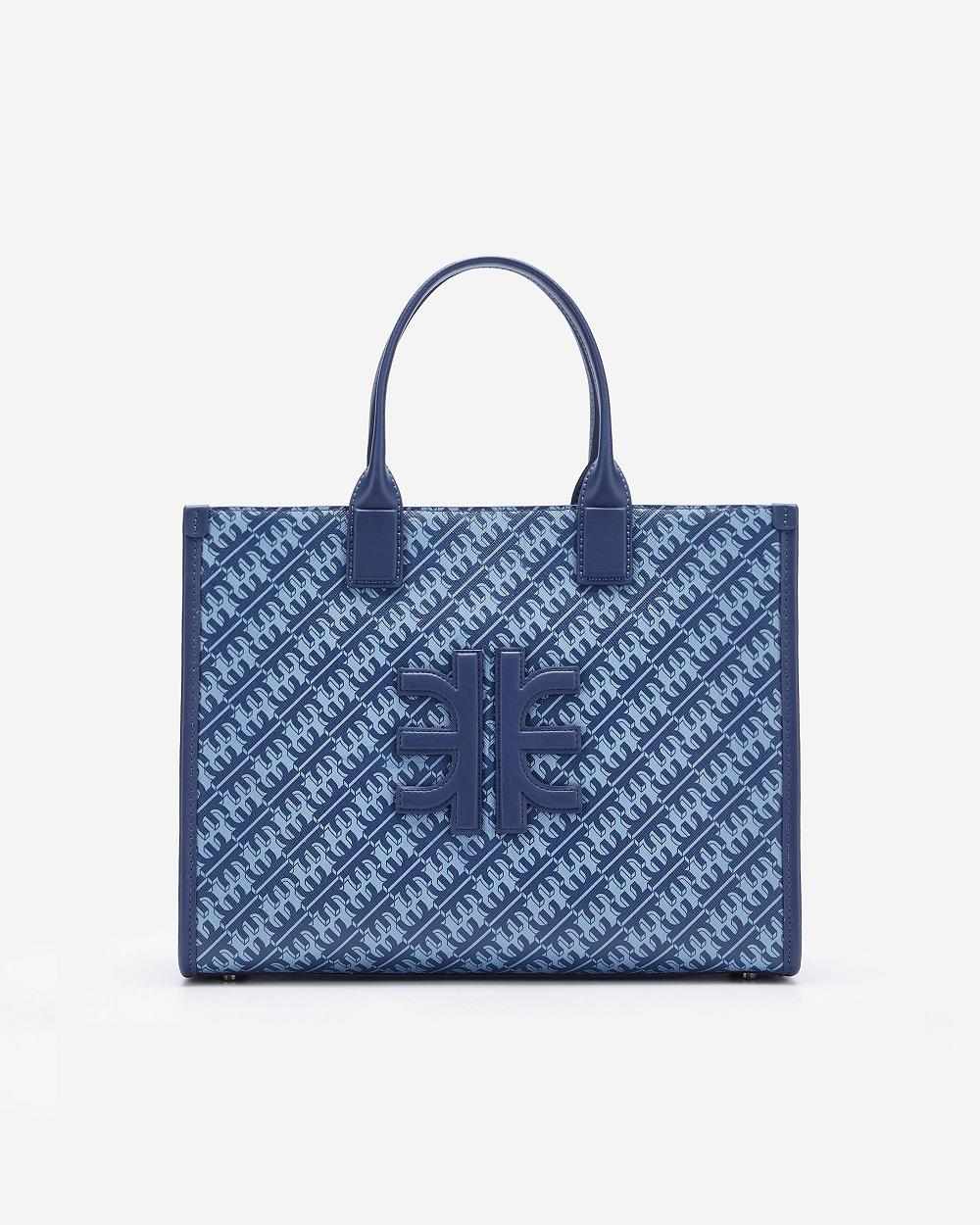 Torebki JW PEI FEI Medium Tote Women Granatowe | PL1091WY
