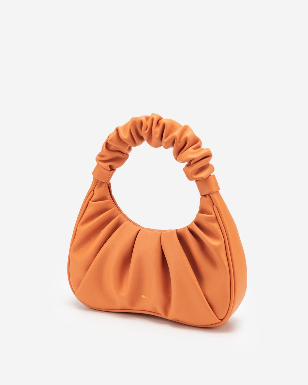 Torebki JW PEI Gabbi Ruched Hobo Mini Women Pomarańczowe | PL1117WY