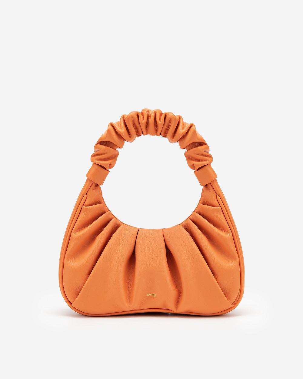 Torebki JW PEI Gabbi Ruched Hobo Mini Women Pomarańczowe | PL1117WY
