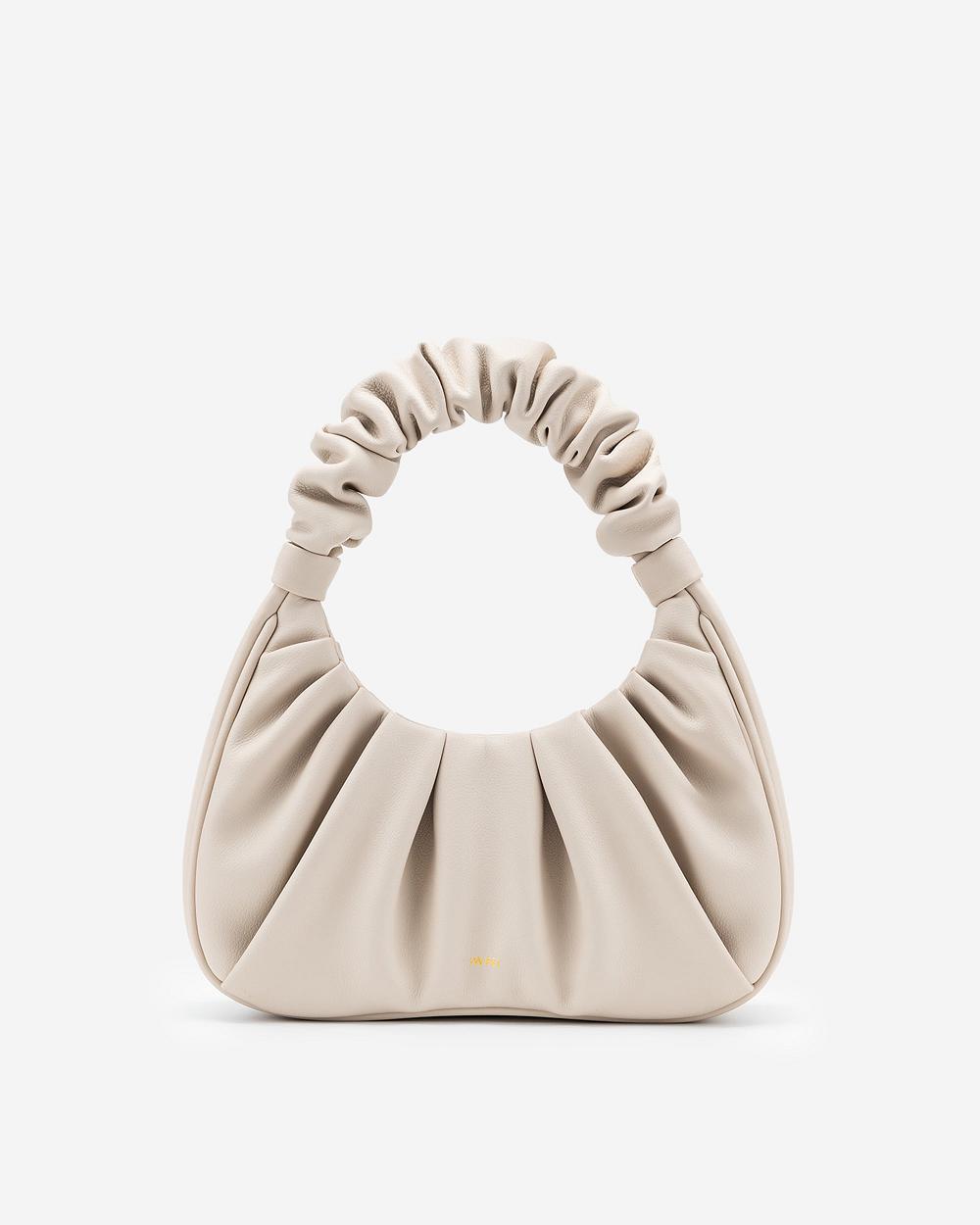Torebki JW PEI Gabbi Ruched Hobo Mini Women Białe | PL1121YU
