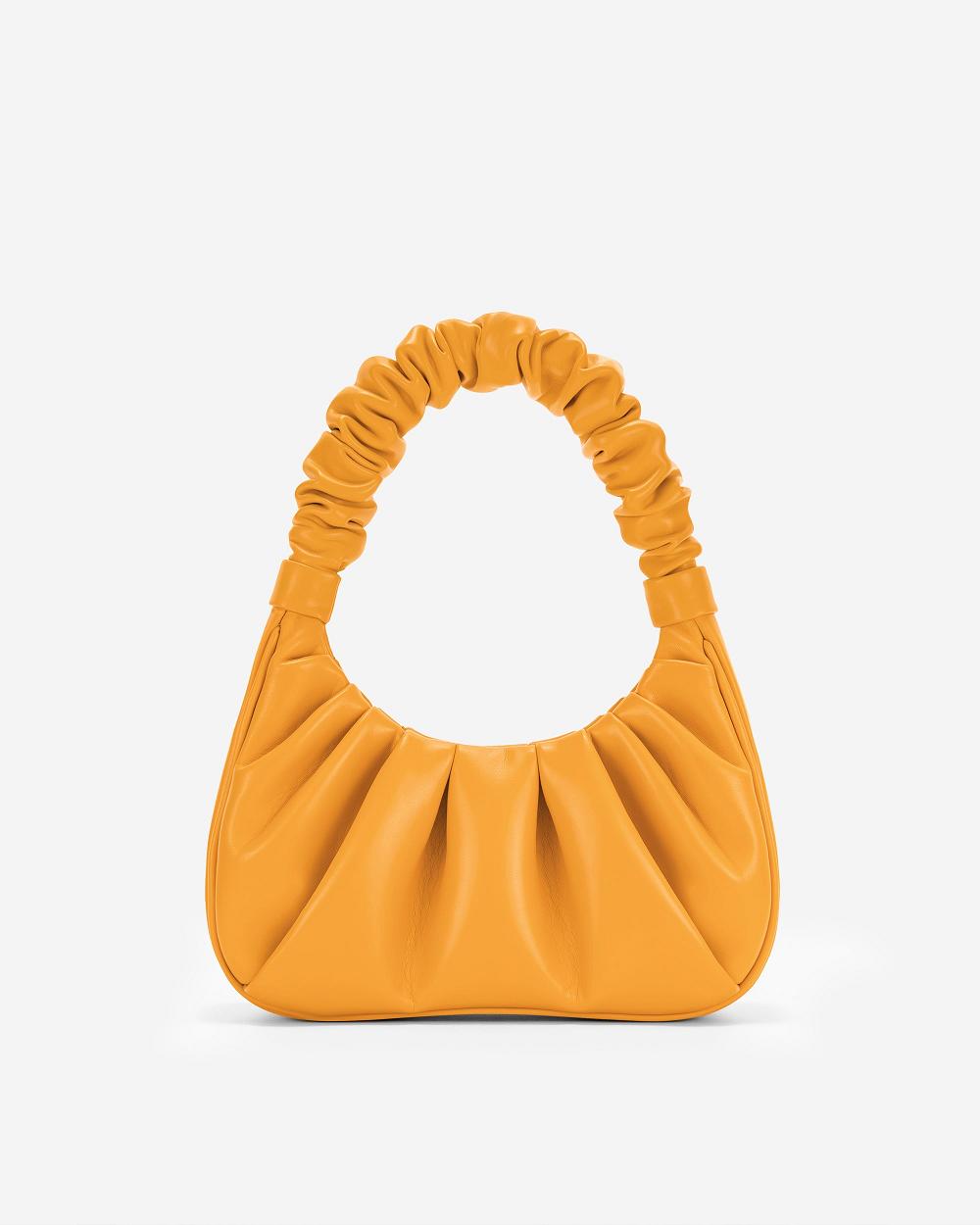 Torebki JW PEI Gabbi Ruched Hobo Women Pomarańczowe | PL1101SO