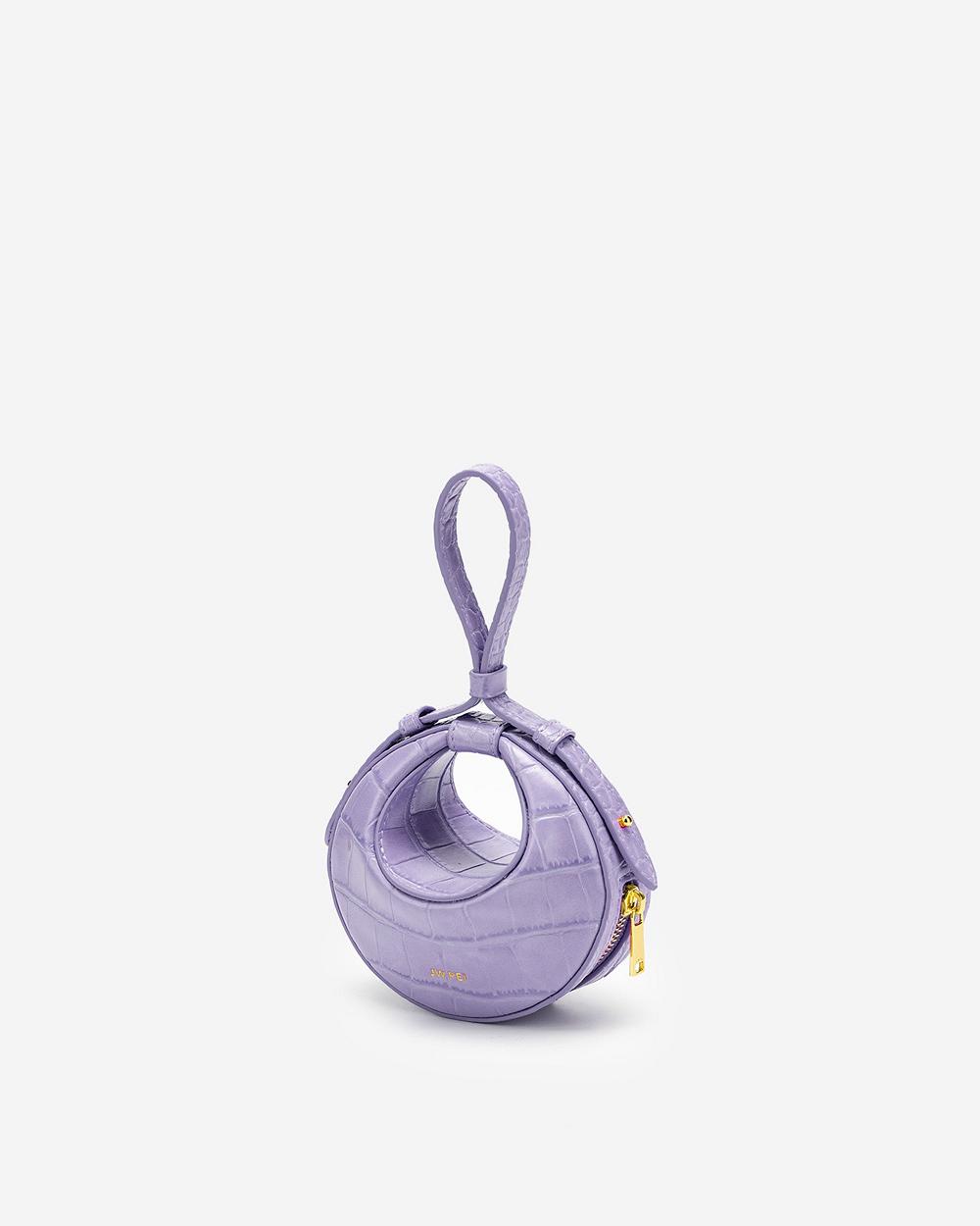 Torebki JW PEI Rantan Super Mini Women Fioletowe | PL1133KI