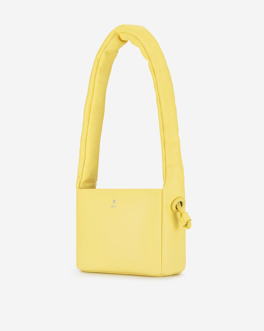 Torebki JW PEI Rylee Pofałdowany Drawstring Top Handle Women Żółte | PL1145RW