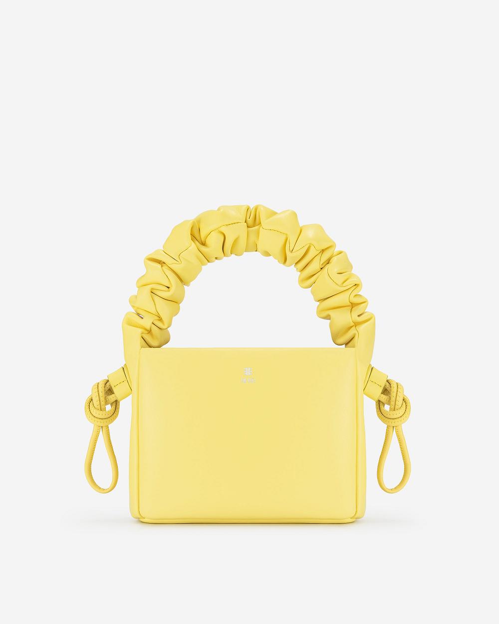 Torebki JW PEI Rylee Pofałdowany Drawstring Top Handle Women Żółte | PL1145RW